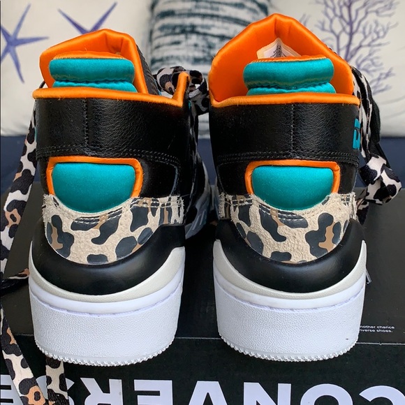 Converse ERX 260 MID Black/rapid teal/orange rindW - Picture 9 of 16